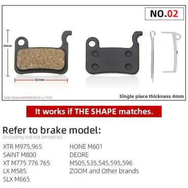 Kaboo Mantis 8 Fren Balatası